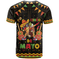 Mexico Cinco De Mayo T Shirt Let's Fiesta Dabbing Taco
