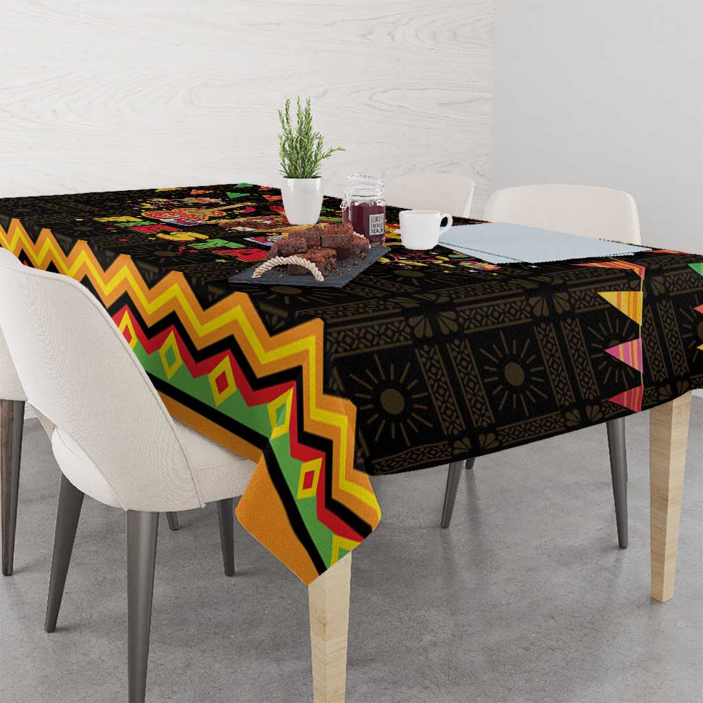 Mexico Cinco De Mayo Tablecloth Let's Fiesta Dabbing Taco