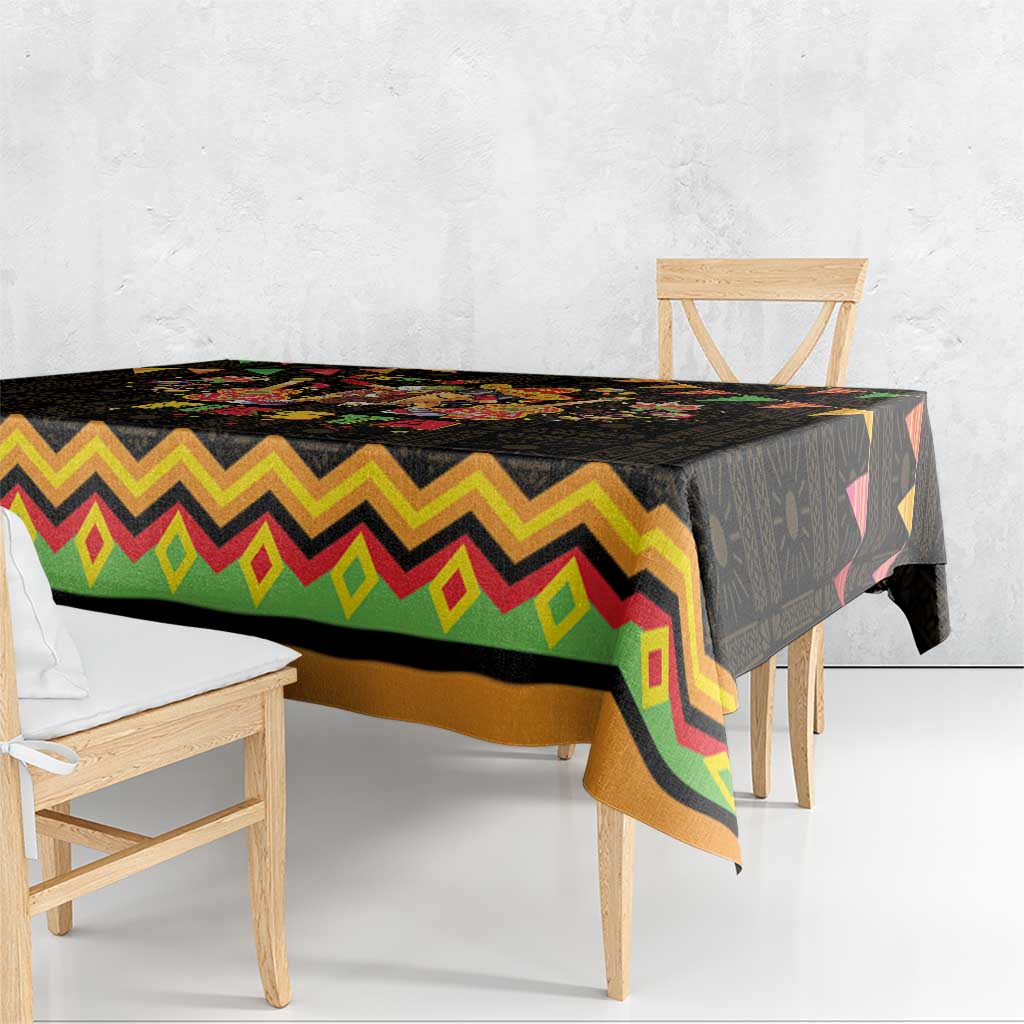 Mexico Cinco De Mayo Tablecloth Let's Fiesta Dabbing Taco