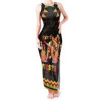 Mexico Cinco De Mayo Tank Maxi Dress Let's Fiesta Dabbing Taco