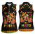 Mexico Cinco De Mayo Women Sleeveless Polo Shirt Let's Fiesta Dabbing Taco