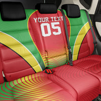 Custom Guyana 2026 Cricket Back Car Seat Cover Come On Warriors