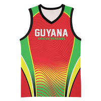 Custom Guyana 2026 Cricket Basketball Jersey Come On Warriors