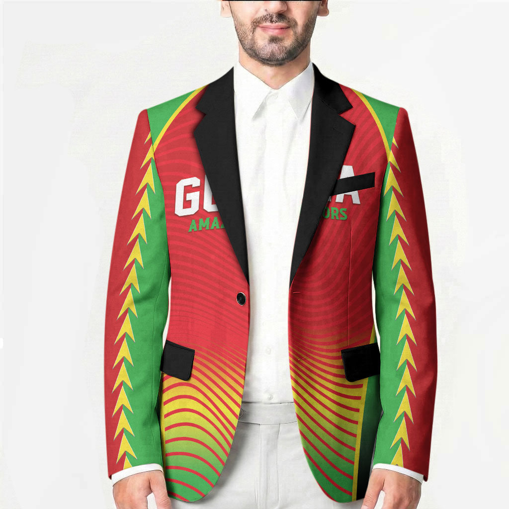 Custom Guyana 2026 Cricket Blazer Come On Warriors