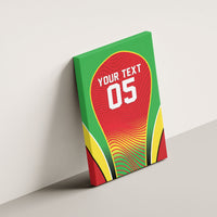 Custom Guyana 2026 Cricket Canvas Wall Art Come On Warriors