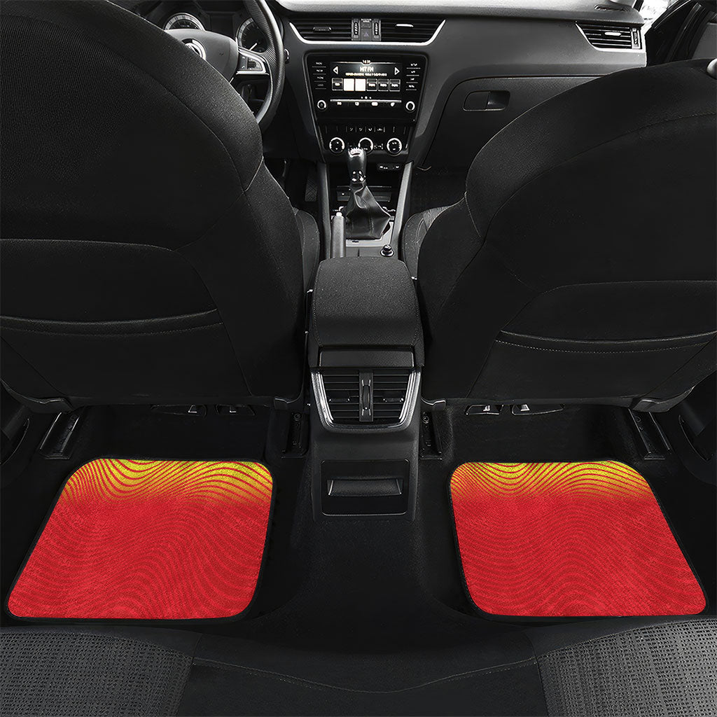 Custom Guyana 2026 Cricket Car Mats Come On Warriors