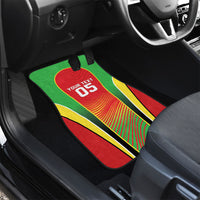 Custom Guyana 2026 Cricket Car Mats Come On Warriors