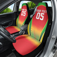 Custom Guyana 2026 Cricket Car Seat Cover Come On Warriors