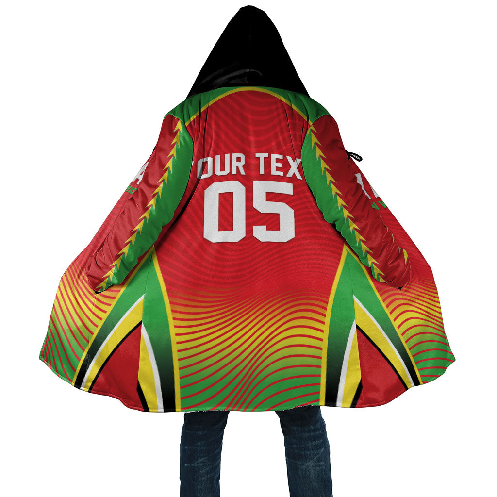 Custom Guyana 2026 Cricket Cloak Come On Warriors