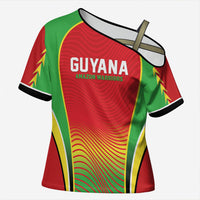 Custom Guyana 2026 Cricket Cross Shoulder Shirt Come On Warriors