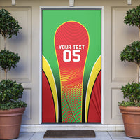 Custom Guyana 2026 Cricket Door Cover Come On Warriors