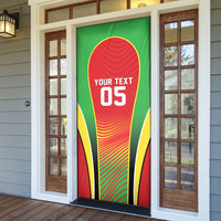 Custom Guyana 2026 Cricket Door Cover Come On Warriors