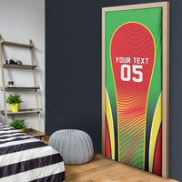 Custom Guyana 2026 Cricket Door Cover Come On Warriors