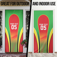 Custom Guyana 2026 Cricket Door Cover Come On Warriors