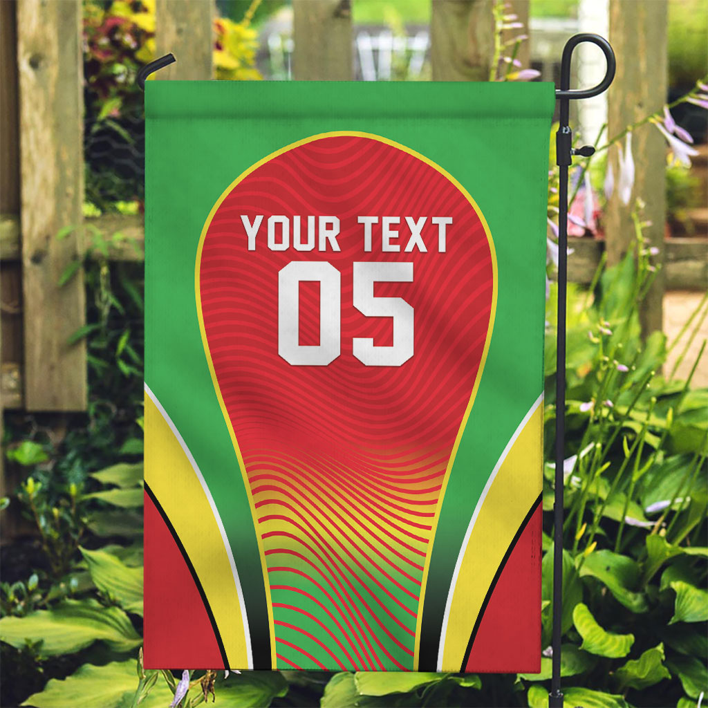 Custom Guyana 2026 Cricket Garden Flag Come On Warriors