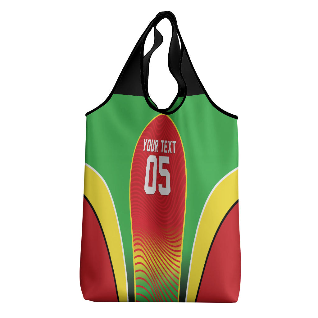 Custom Guyana 2026 Cricket Grocery Bag Come On Warriors
