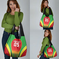 Custom Guyana 2026 Cricket Grocery Bag Come On Warriors