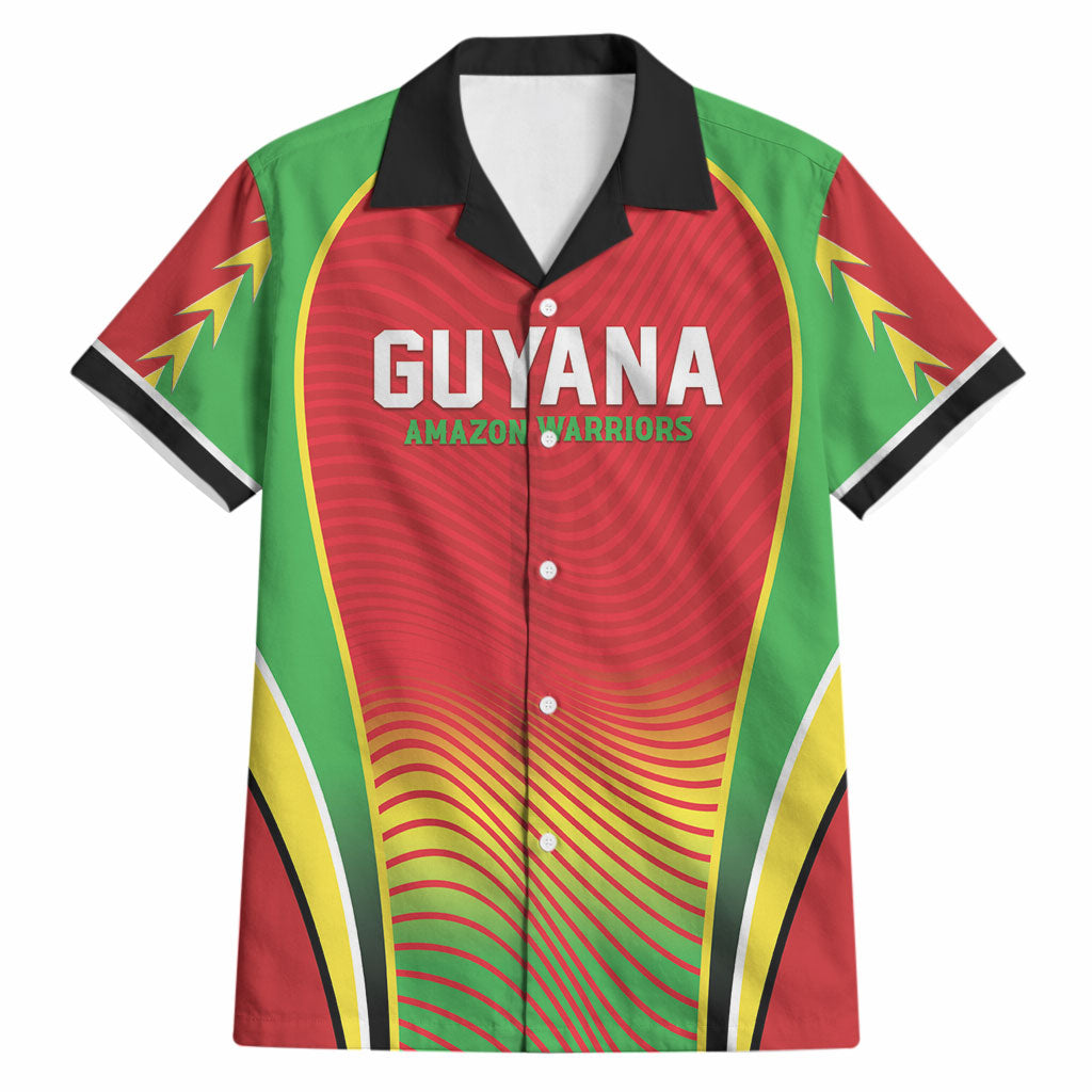 Custom Guyana 2026 Cricket Hawaiian Shirt Come On Warriors