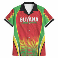 Custom Guyana 2026 Cricket Hawaiian Shirt Come On Warriors