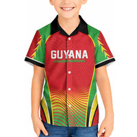 Custom Guyana 2026 Cricket Hawaiian Shirt Come On Warriors