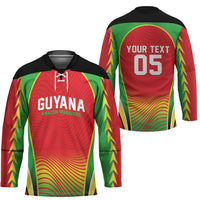 Custom Guyana 2026 Cricket Hockey Jersey Come On Warriors