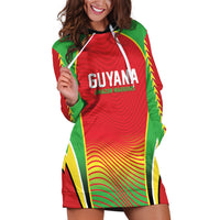 Custom Guyana 2026 Cricket Hoodie Dress Come On Warriors