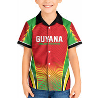 Custom Guyana 2026 Cricket Kid Hawaiian Shirt Come On Warriors