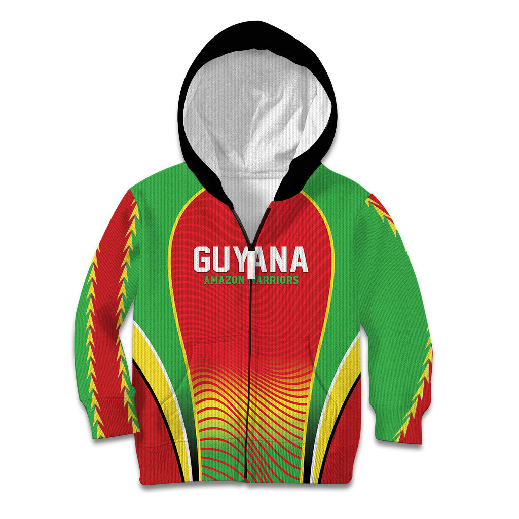 Custom Guyana 2026 Cricket Kid Hoodie Come On Warriors