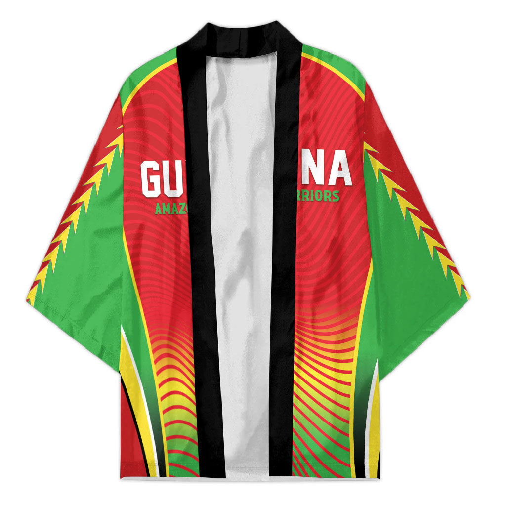 Custom Guyana 2026 Cricket Kimono Come On Warriors