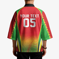 Custom Guyana 2026 Cricket Kimono Come On Warriors