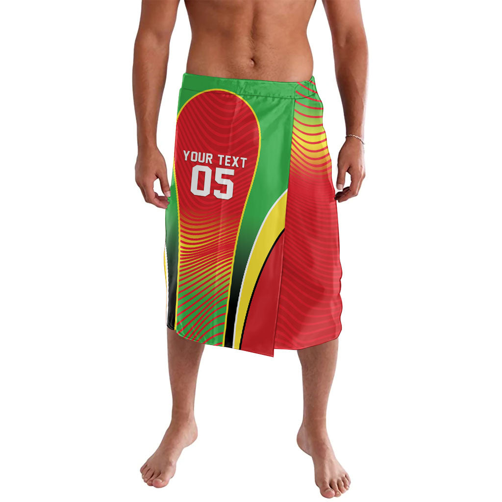 Custom Guyana 2026 Cricket Lavalava Come On Warriors