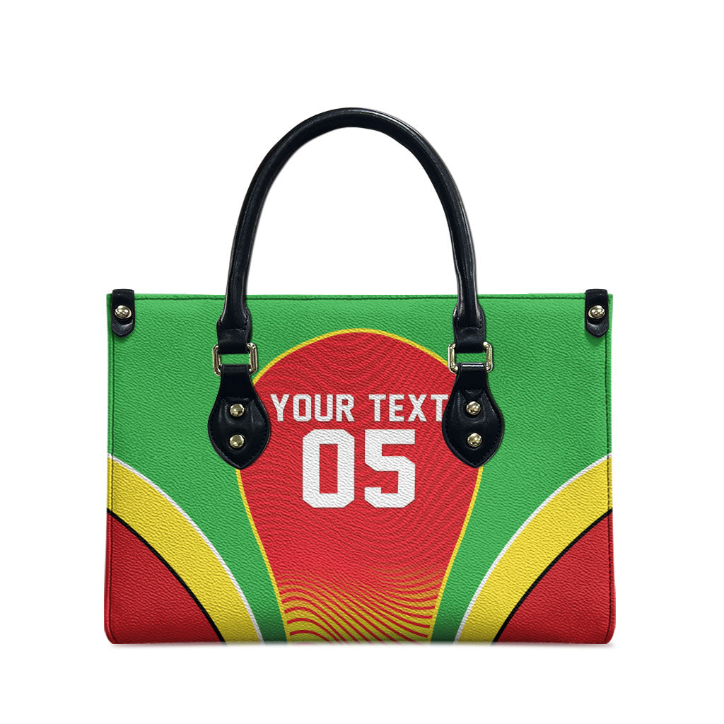 Custom Guyana 2026 Cricket Leather Bag Come On Warriors