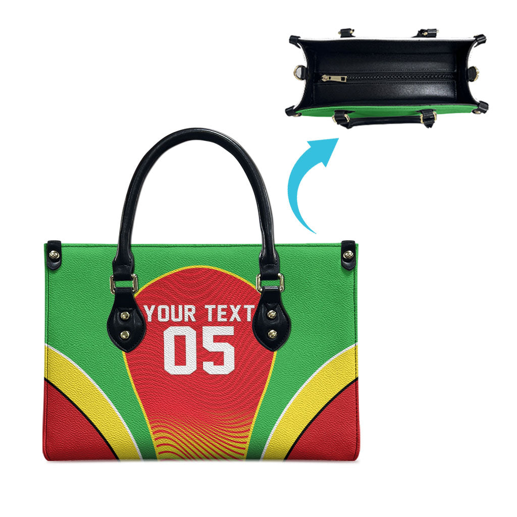 Custom Guyana 2026 Cricket Leather Bag Come On Warriors
