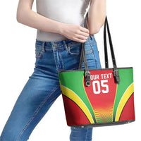 Custom Guyana 2026 Cricket Leather Tote Bag Come On Warriors