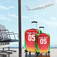 Custom Guyana 2026 Cricket Luggage Cover Come On Warriors