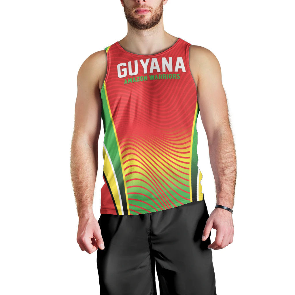 Custom Guyana 2026 Cricket Men Tank Top Come On Warriors