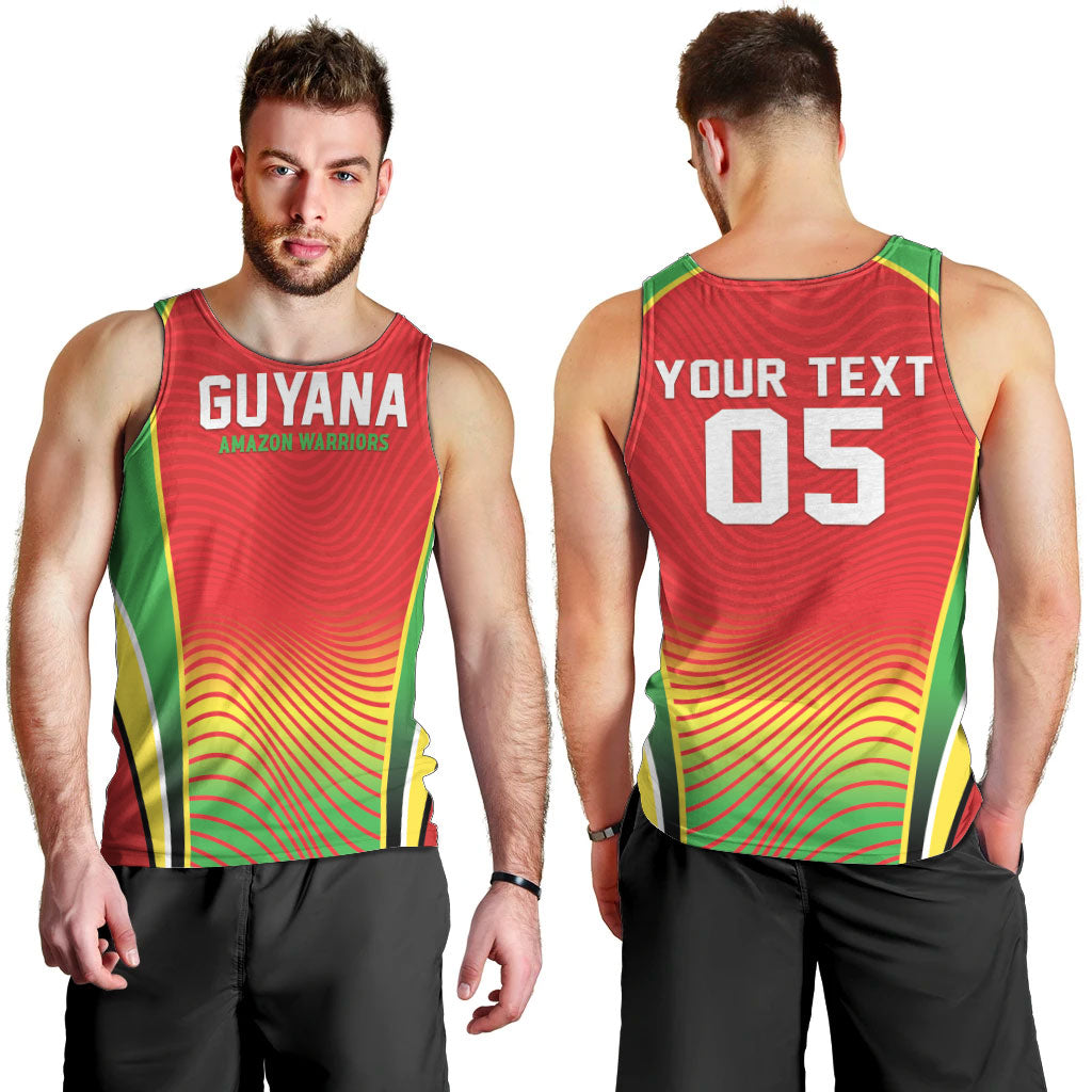 Custom Guyana 2026 Cricket Men Tank Top Come On Warriors