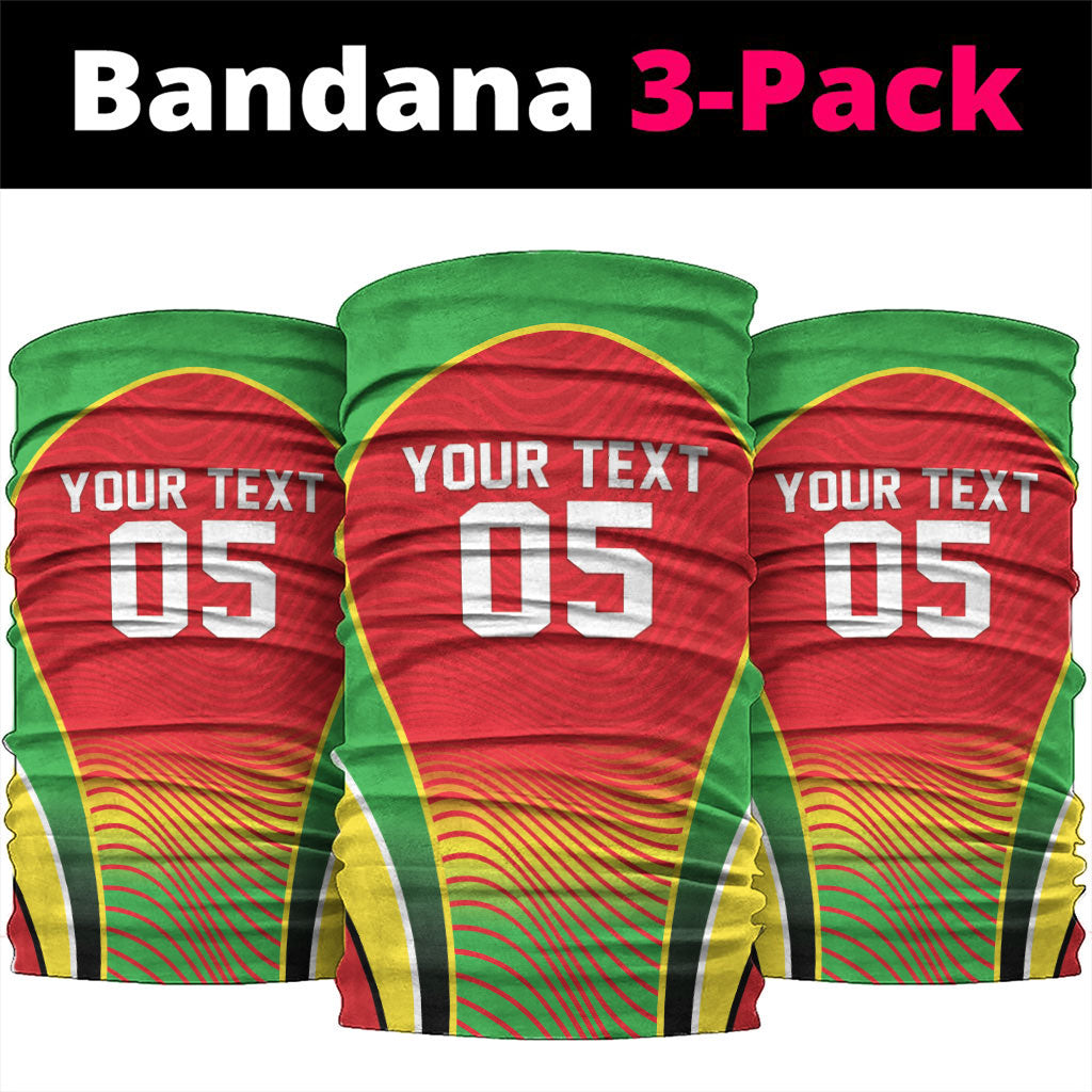 Custom Guyana 2026 Cricket Neck Gaiter Come On Warriors