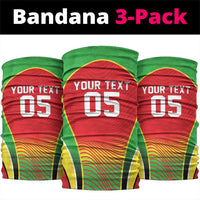 Custom Guyana 2026 Cricket Neck Gaiter Come On Warriors