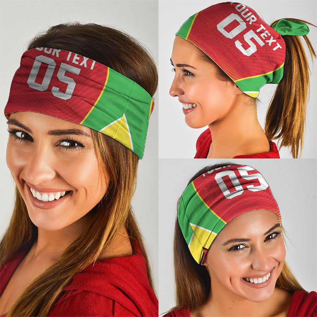 Custom Guyana 2026 Cricket Neck Gaiter Come On Warriors