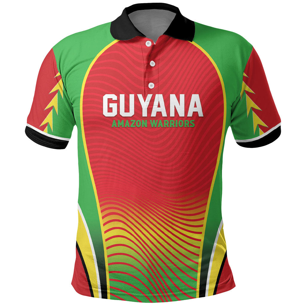 Custom Guyana 2026 Cricket Polo Shirt Come On Warriors