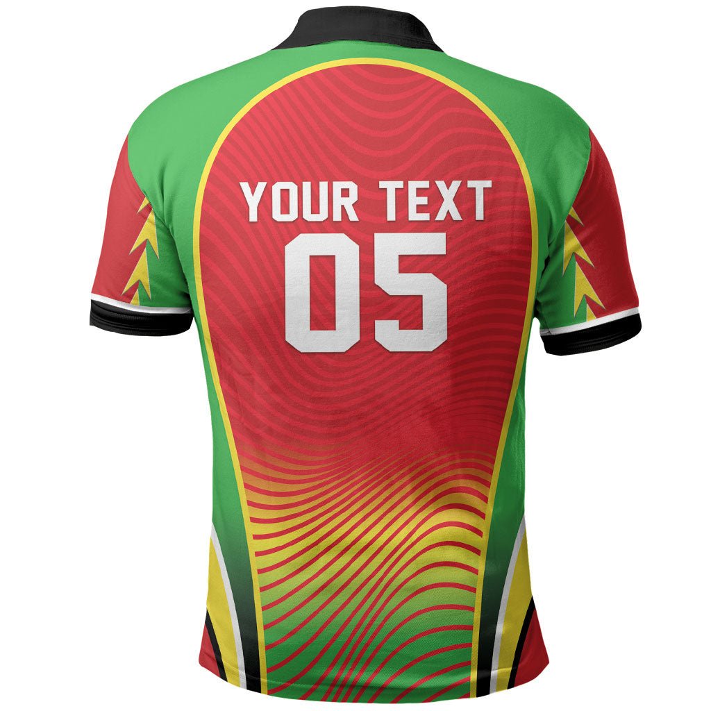 Custom Guyana 2026 Cricket Polo Shirt Come On Warriors
