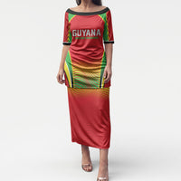 Custom Guyana 2026 Cricket Puletasi Come On Warriors