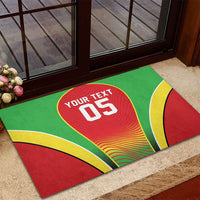 Custom Guyana 2026 Cricket Rubber Doormat Come On Warriors