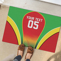 Custom Guyana 2026 Cricket Rubber Doormat Come On Warriors