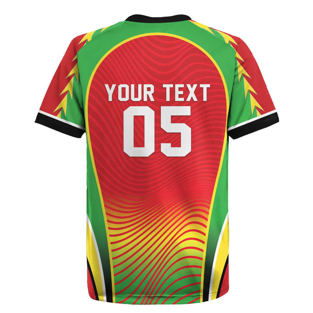 Custom Guyana 2026 Cricket Rugby Jersey Come On Warriors