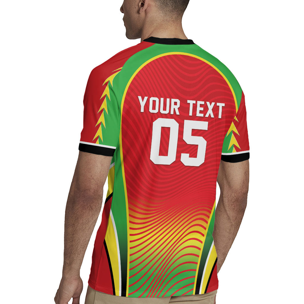 Custom Guyana 2026 Cricket Rugby Jersey Come On Warriors