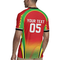 Custom Guyana 2026 Cricket Rugby Jersey Come On Warriors