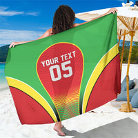 Custom Guyana 2026 Cricket Sarong Come On Warriors