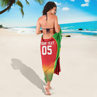 Custom Guyana 2026 Cricket Sarong Come On Warriors